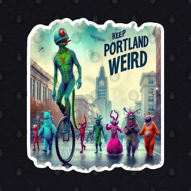 Keep Portland Weird by Dead Galaxy